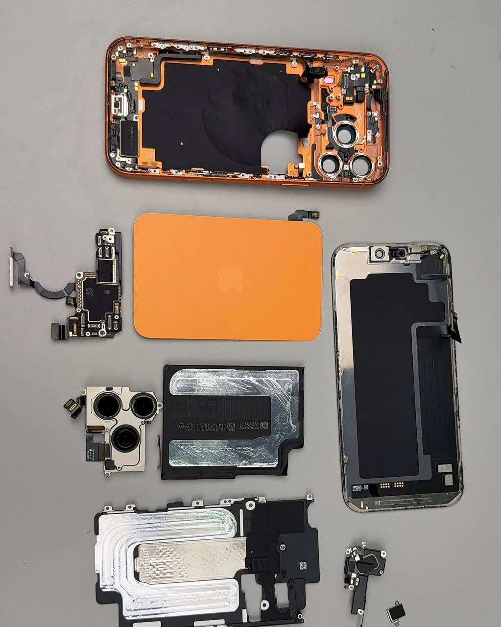Battery replacement in progress